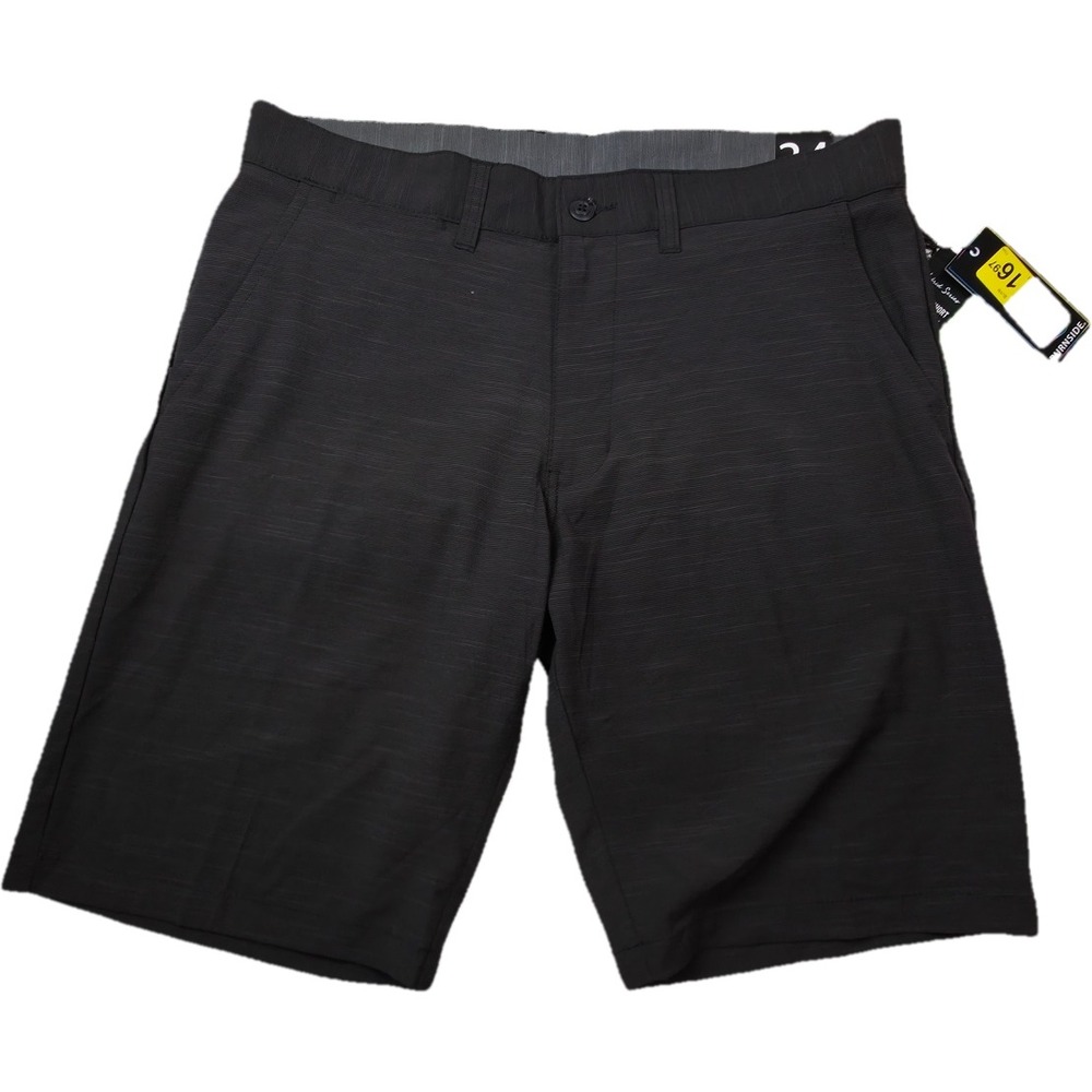 Burnside Hybrid Series Short Mens 34 Black Stretch Land + Sea New